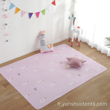 Tapis de jeu pour bébé en pur coton